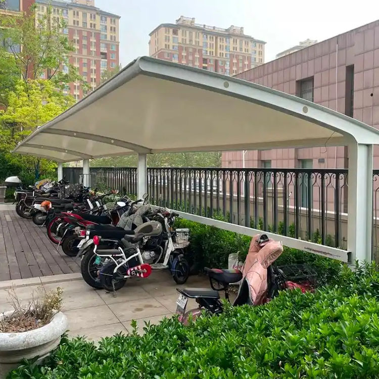 汝州市膜结构电动车棚